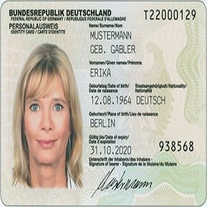 Buy German ID Card online, Fake Germany national identity card